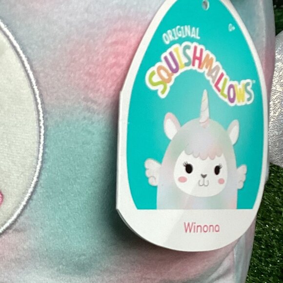 Squishmallow Large 16" Winona Rainbow Llama Unicorn Pegasus Stuffed Plush - Picture 4 of 14